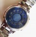 CW LED Watch Blue Round