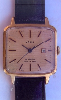 Zaria RU Hand 22 Jewels Quadr - 2125175 - Click to enlarge image